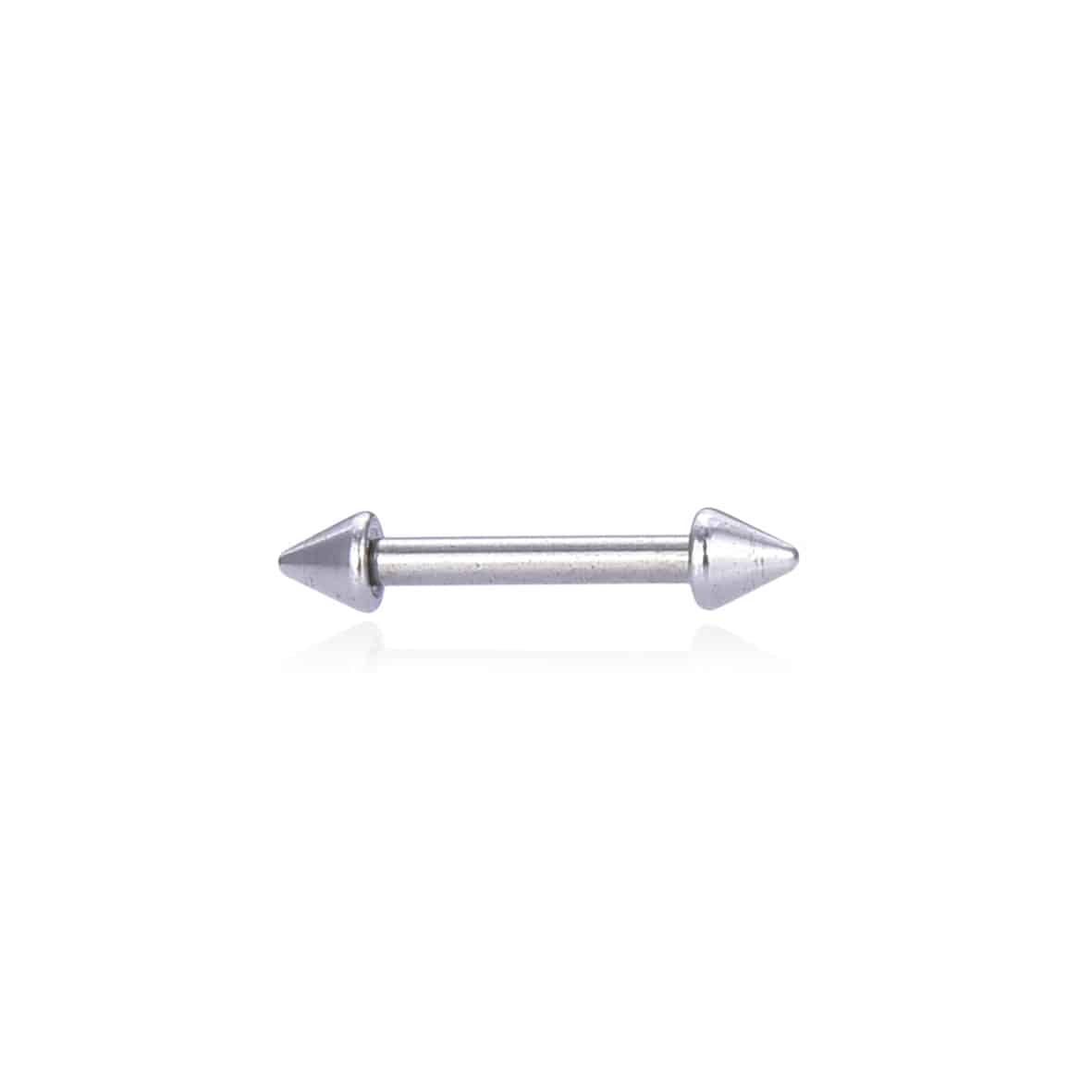 AsimiΣκουλαρικι Μικρο Barbell Με Κωνους Surgicsl Steel 316Lpapell.gr