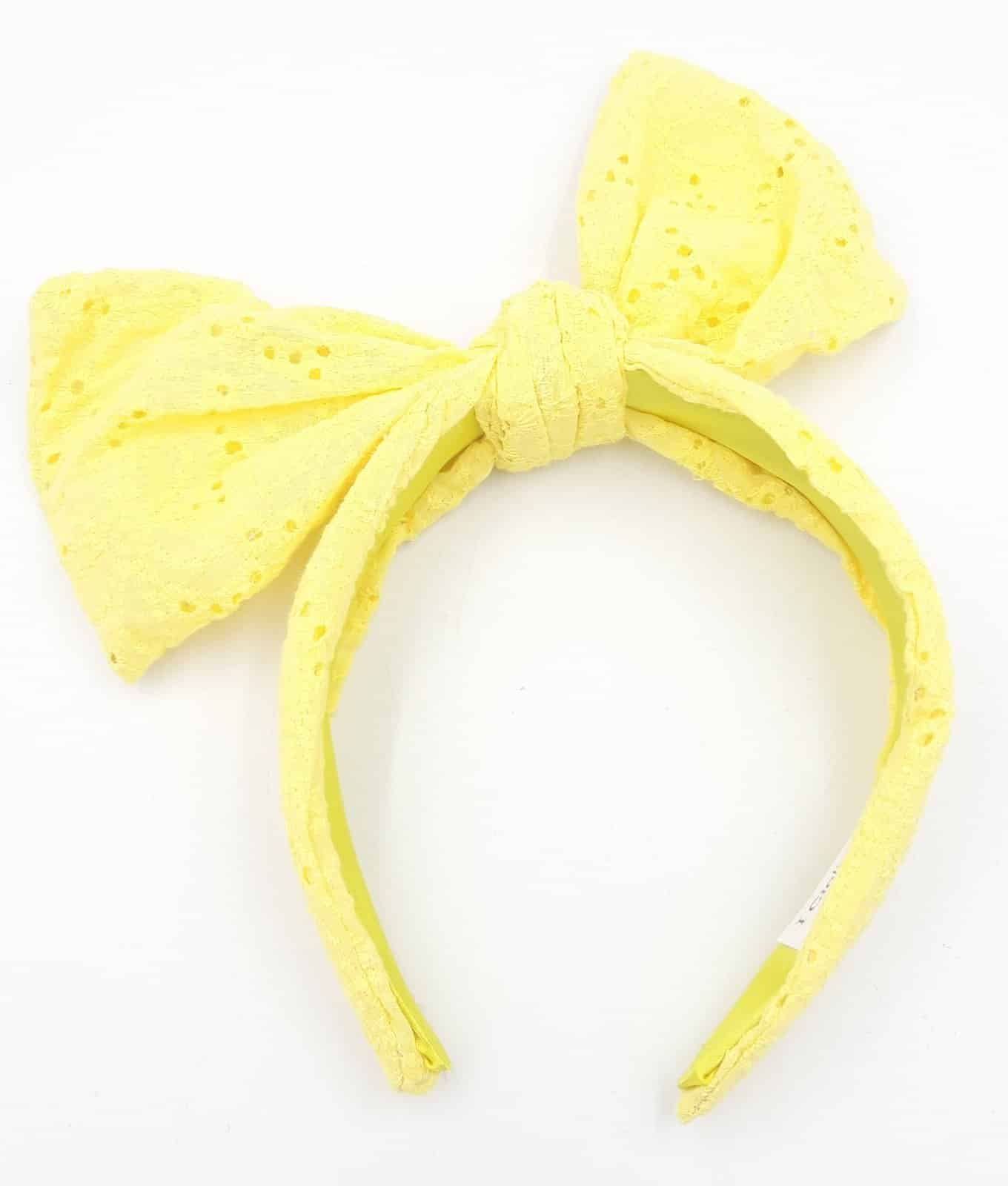 Στεκα Μαλλιων Πλεκτη Φαρδια Με Φιογκο