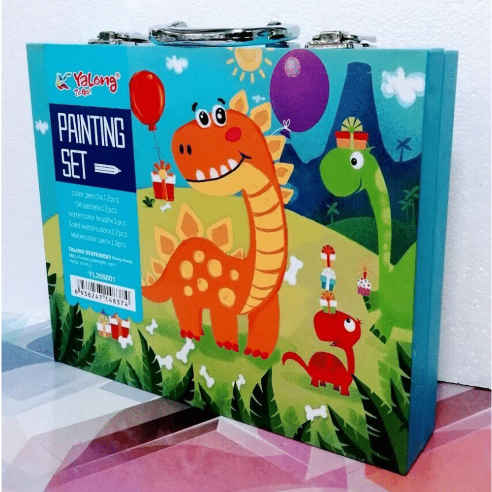 Σετ Χωγραφικης Yalong Βαλιτσακι Dinosaur