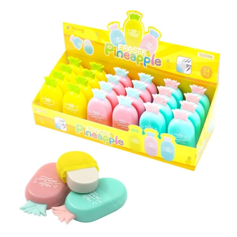 YalongYalong Γόμα Ανανάς 4 Σχέδια 22X8X6εκpapell.gr