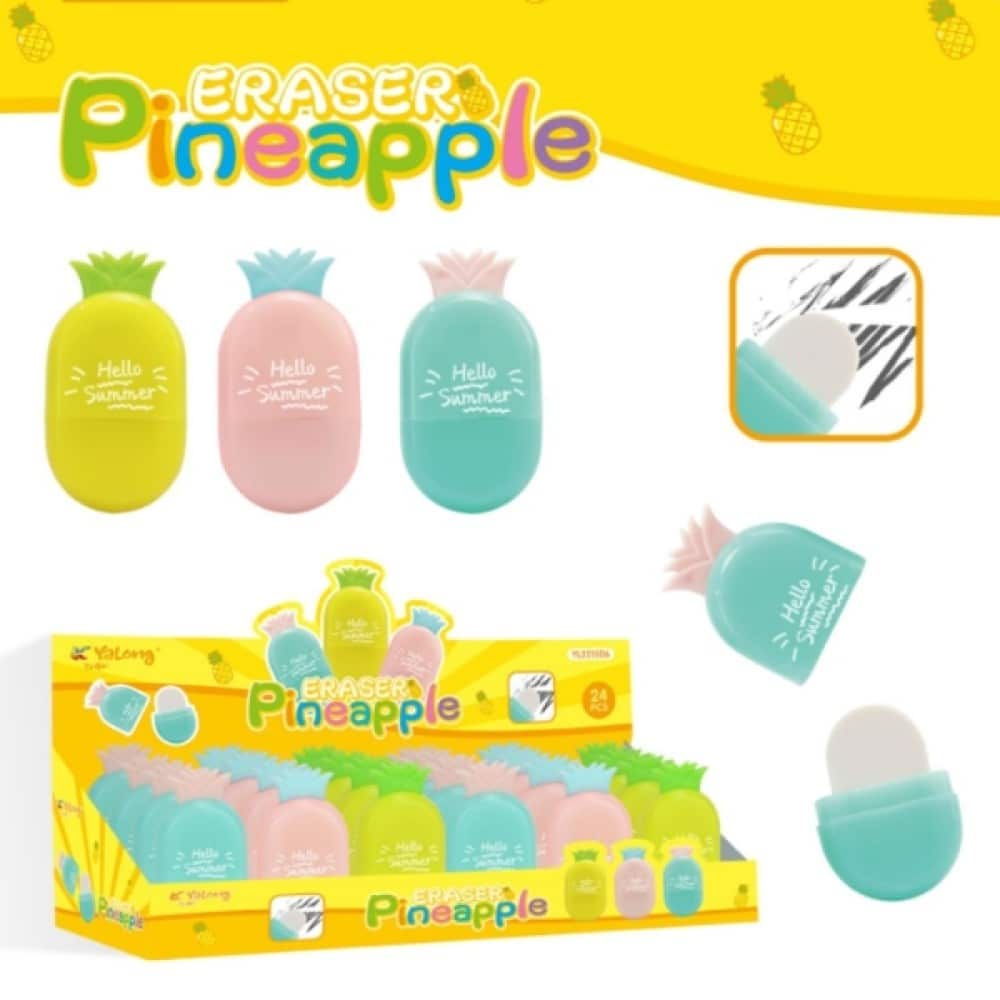 YalongYalong Γόμα Ανανάς 4 Σχέδια 22X8X6εκpapell.gr