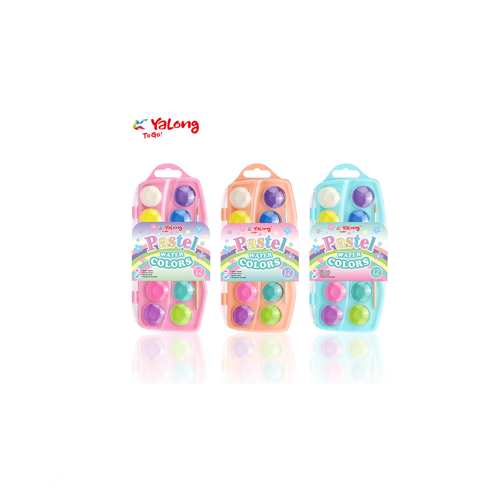 YALONGYalong Νερομπογιές Pastel Water Colors 12Τμχpapell.gr
