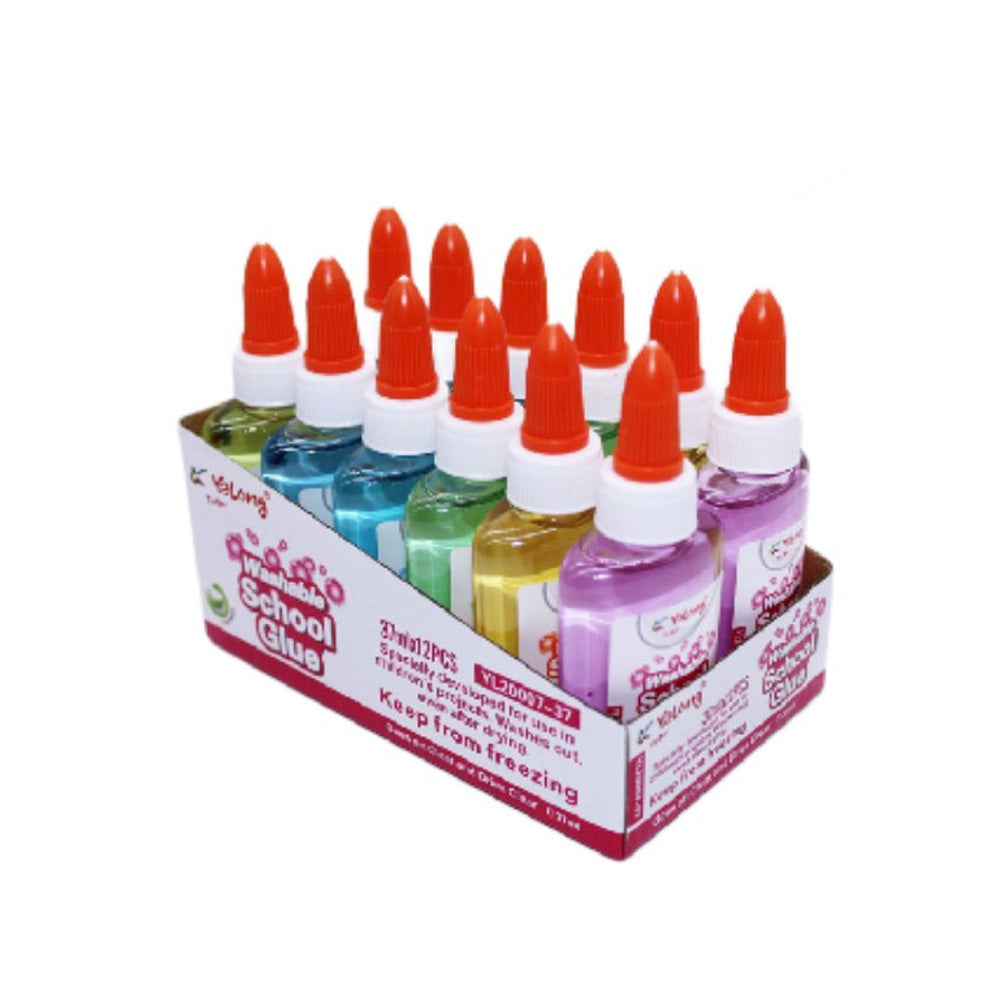 Υγρή Κόλλα Σε Διάφορα Χρώματα 37gr - 1 Τμχ