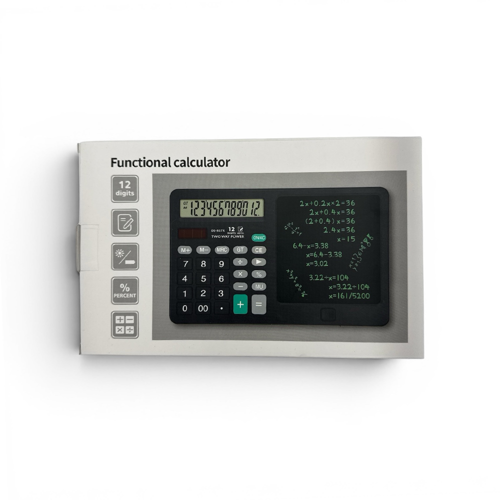 Υπολογιστική Μηχανή με LCD Notepad – Calculator & Ψηφιακό Σημειωματάριο