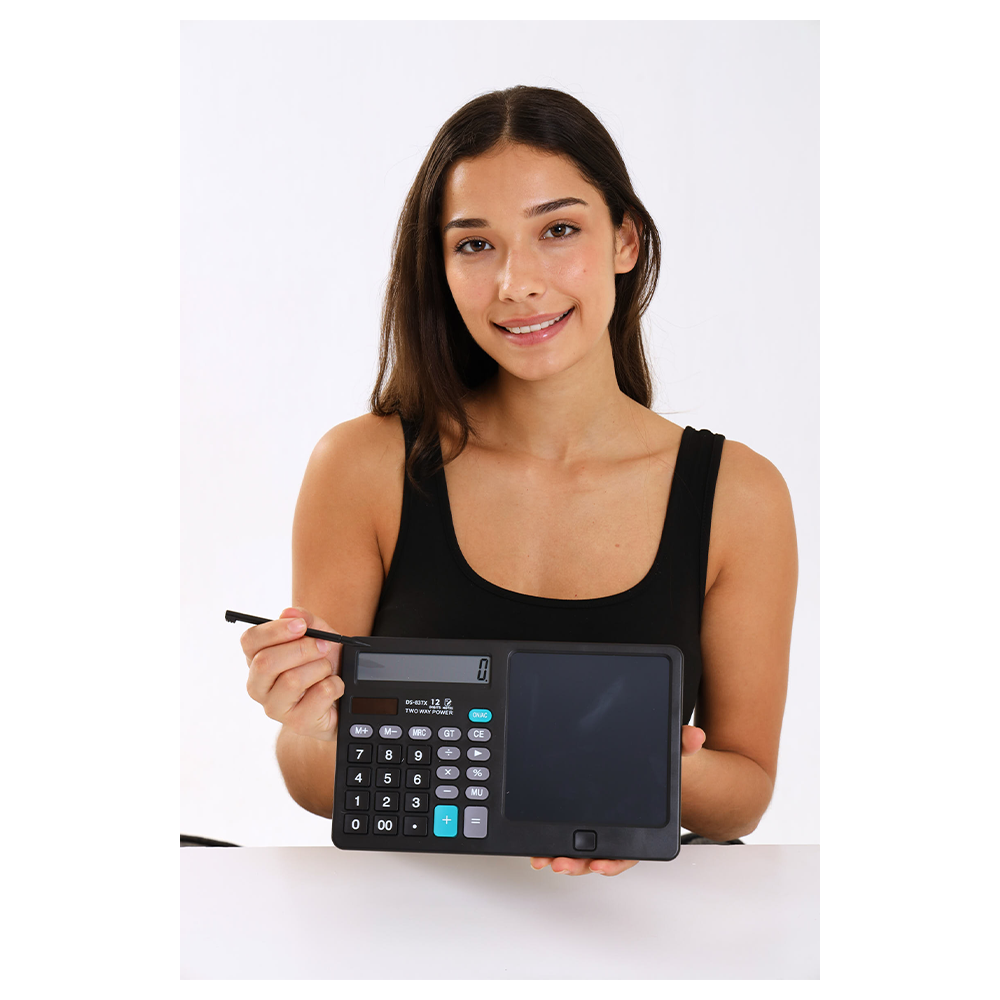 Υπολογιστική Μηχανή με LCD Notepad – Calculator & Ψηφιακό Σημειωματάριο