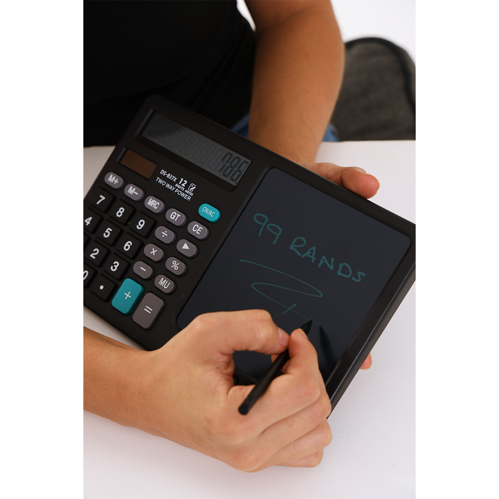 Υπολογιστική Μηχανή με LCD Notepad – Calculator & Ψηφιακό Σημειωματάριο