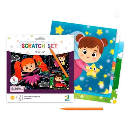 Scratch Set Fairies – Σετ Ζωγραφικη Με Ξυστο Νεραϊδες Do300218