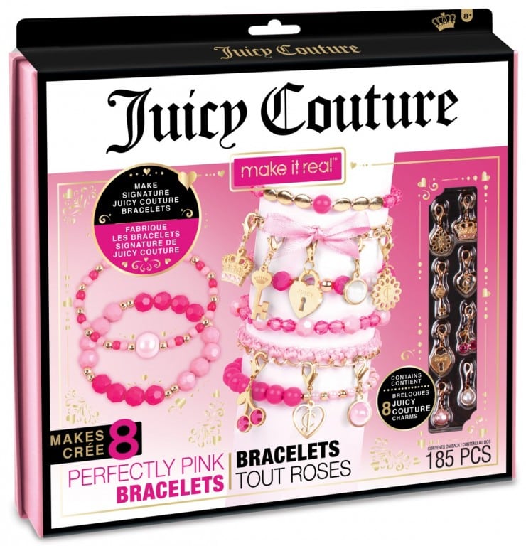Make It Real Juicy Couture Perfectly Pink Bracelets