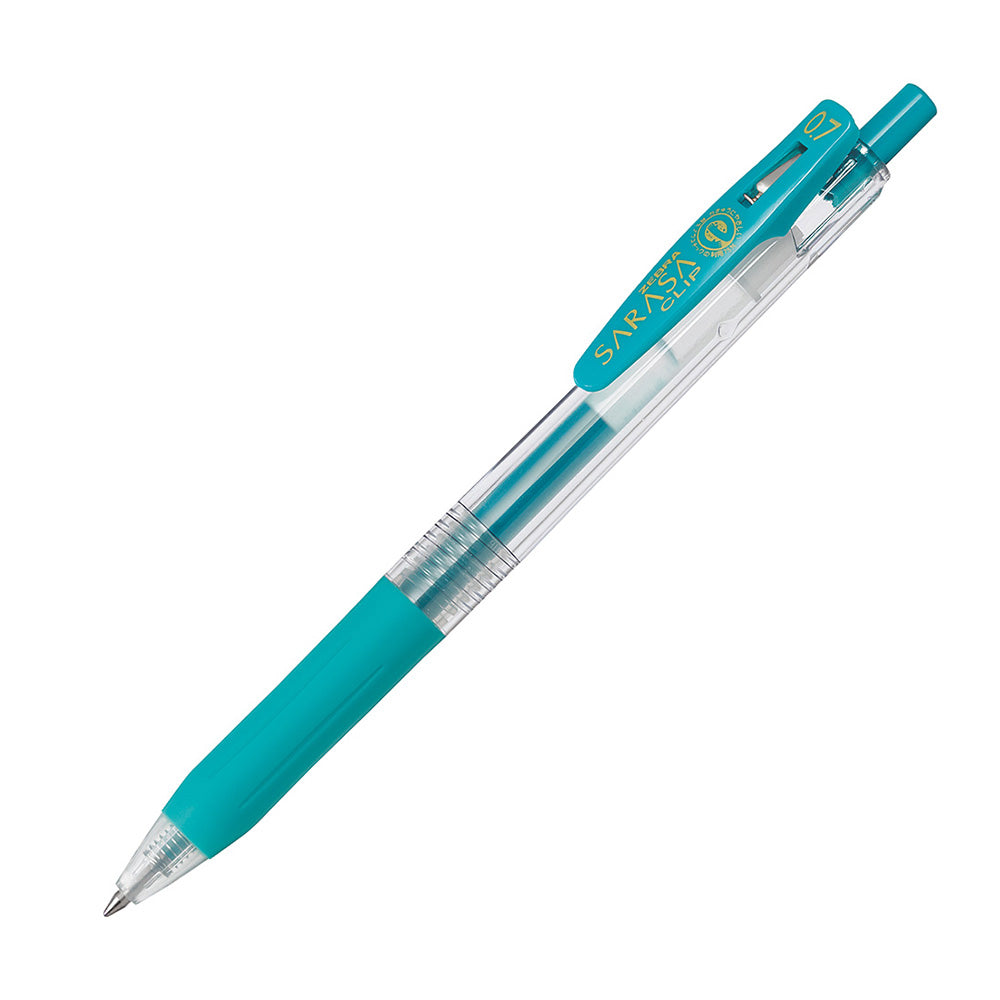 Zebra Στυλό Sarasa Clip Gel 0.7mm με Κουμπί Blue Green
