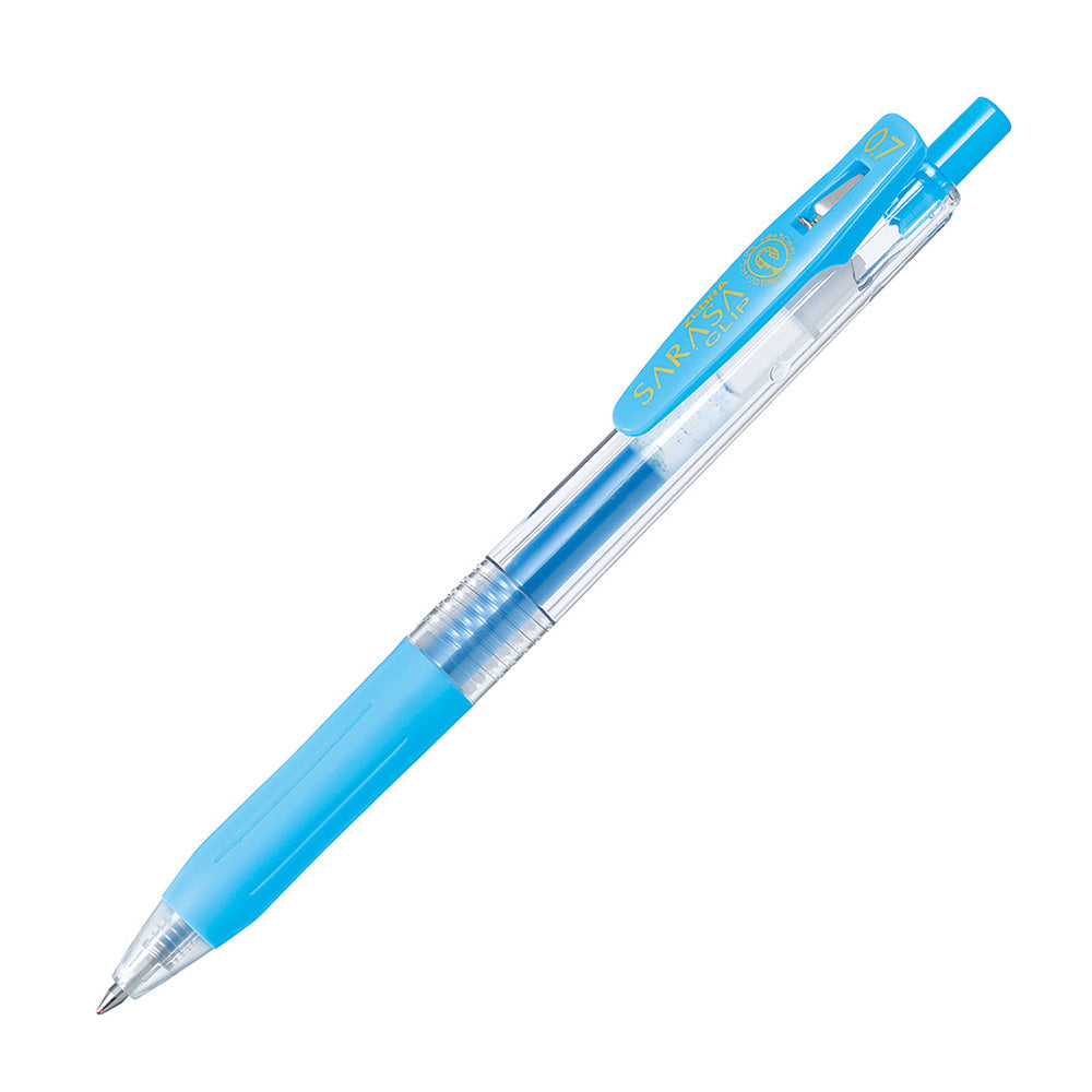 Zebra Στυλό Sarasa Clip Gel 0.7mm με Κουμπί Light Blue