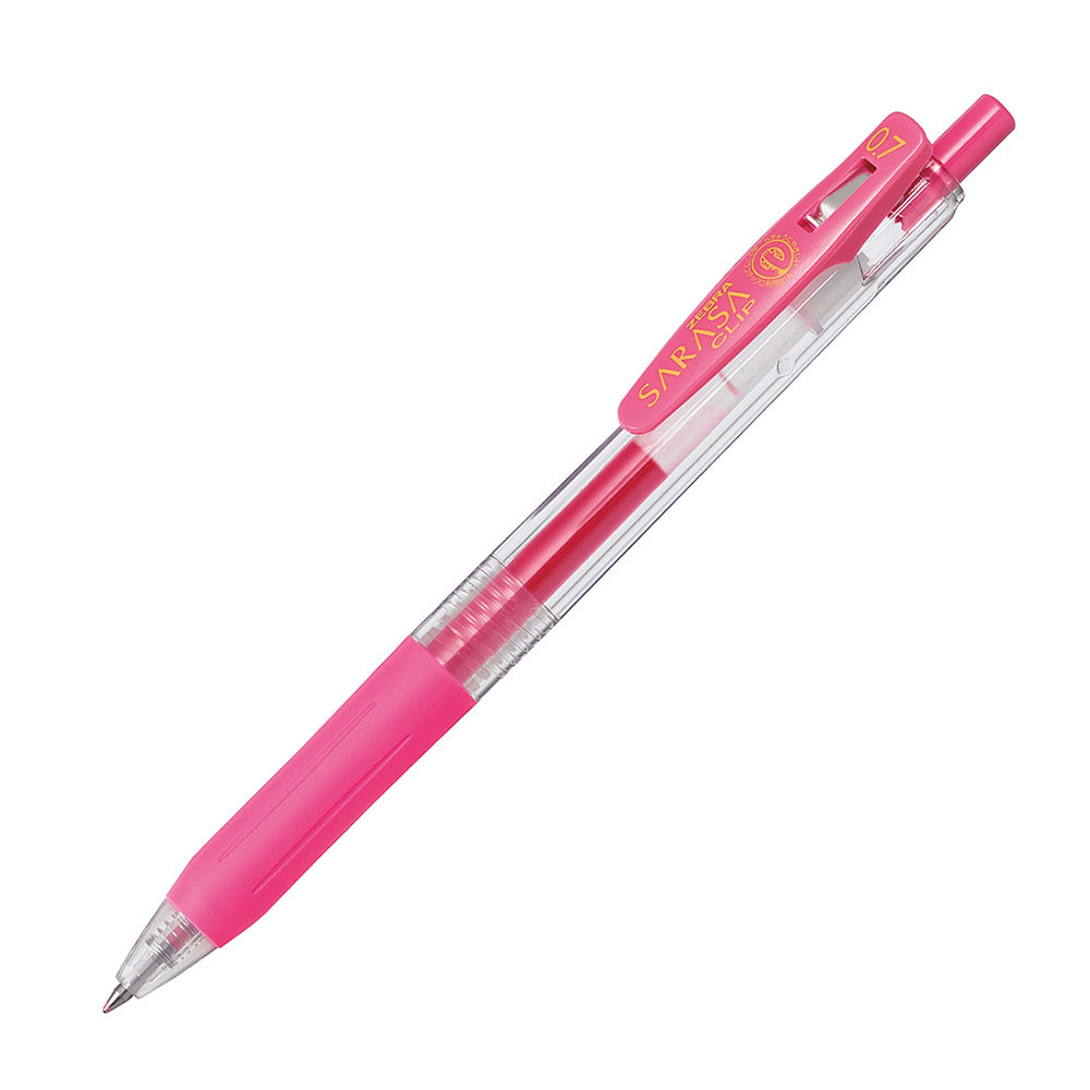 Zebra Στυλό Sarasa Clip Gel 0.7mm με Κουμπί Pink