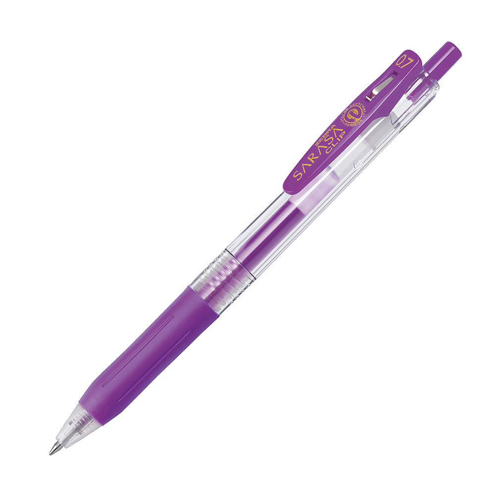 Zebra Στυλό Sarasa Clip Gel 0.7mm με Κουμπί Violet