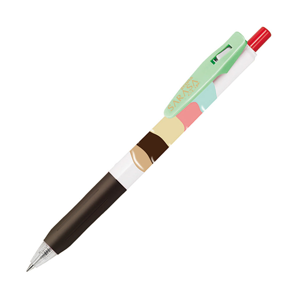 Zebra Σετ Στυλό Sarasa Clip Ice Cream Gel 0.5mm 5 Τεμαχίων