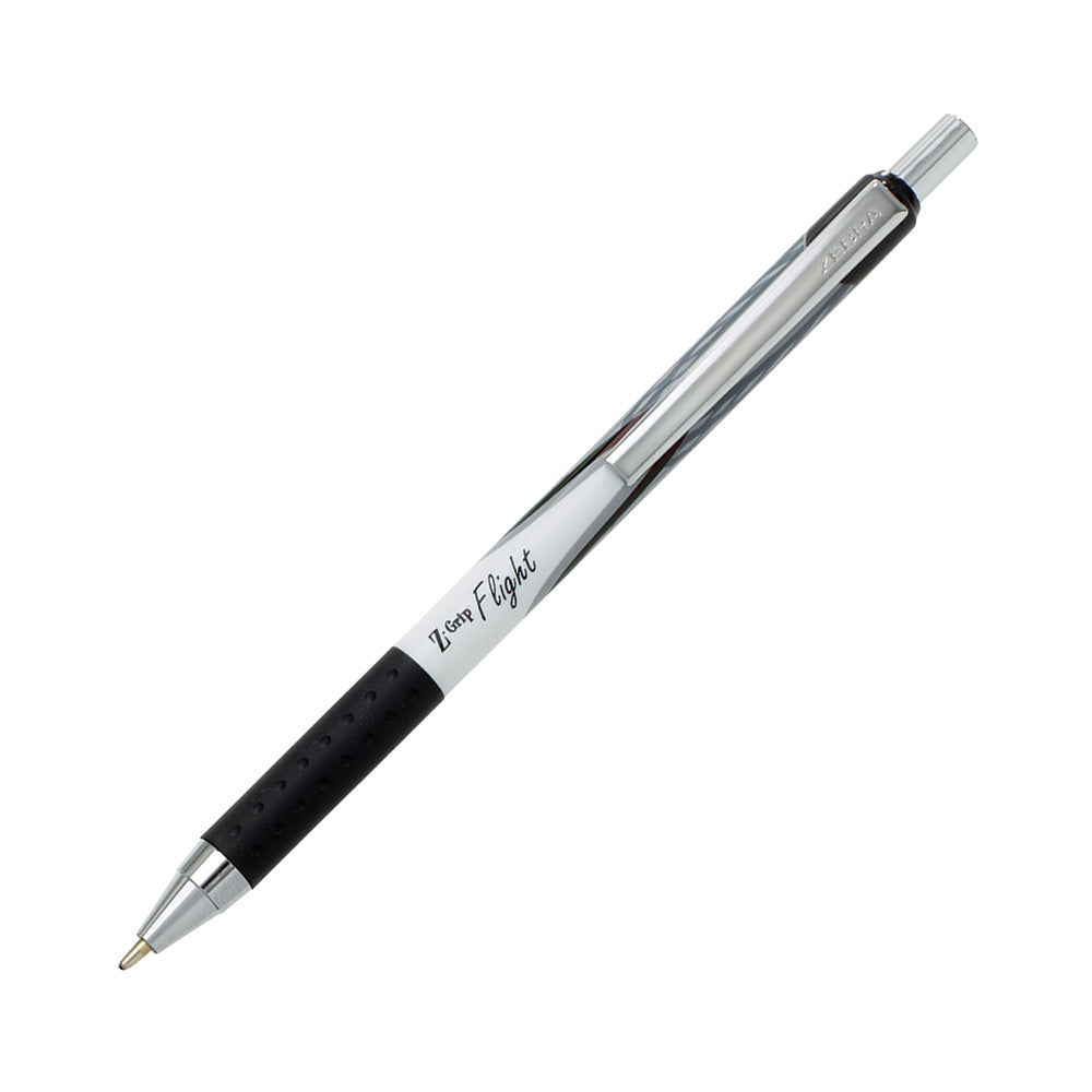 Zebra Στυλό Διαρκείας Z-Grip Flight με Kουμπί 1.2mm Black