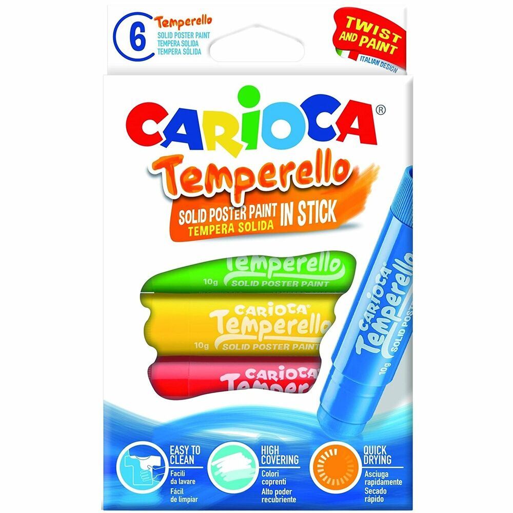Carioca Μαρκαδοροι Temperello 6Τμχ