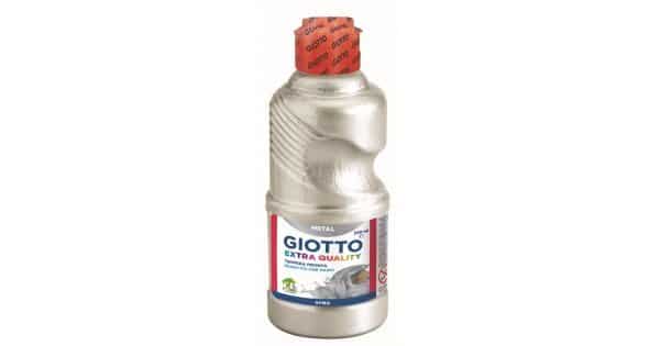 Giotto Τεμπερα Μπουκαλι 250Ml Ασημι Μεταλλικο