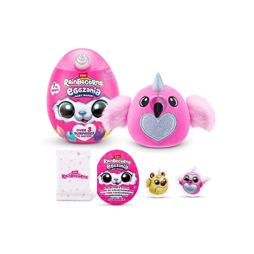 Zuru Αυγό Rainbocorns Eggzania Baby Manina 12 εκ σε 7 Σχέδια  - 1 Τμχ