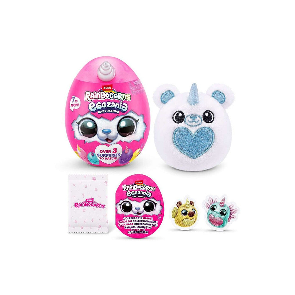 Zuru Αυγό Rainbocorns Eggzania Baby Manina 12 εκ σε 7 Σχέδια  - 1 Τμχ