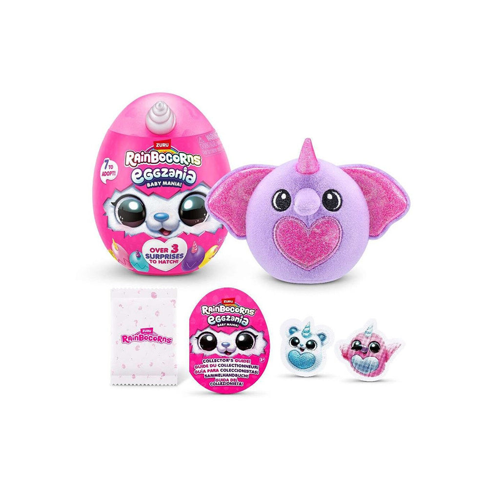 Zuru Αυγό Rainbocorns Eggzania Baby Manina 12 εκ σε 7 Σχέδια  - 1 Τμχ