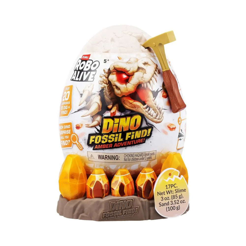 Zuru Αυγό Dino Fossil Robo Alive σε 4 Σχέδια - 1 Τμχ
