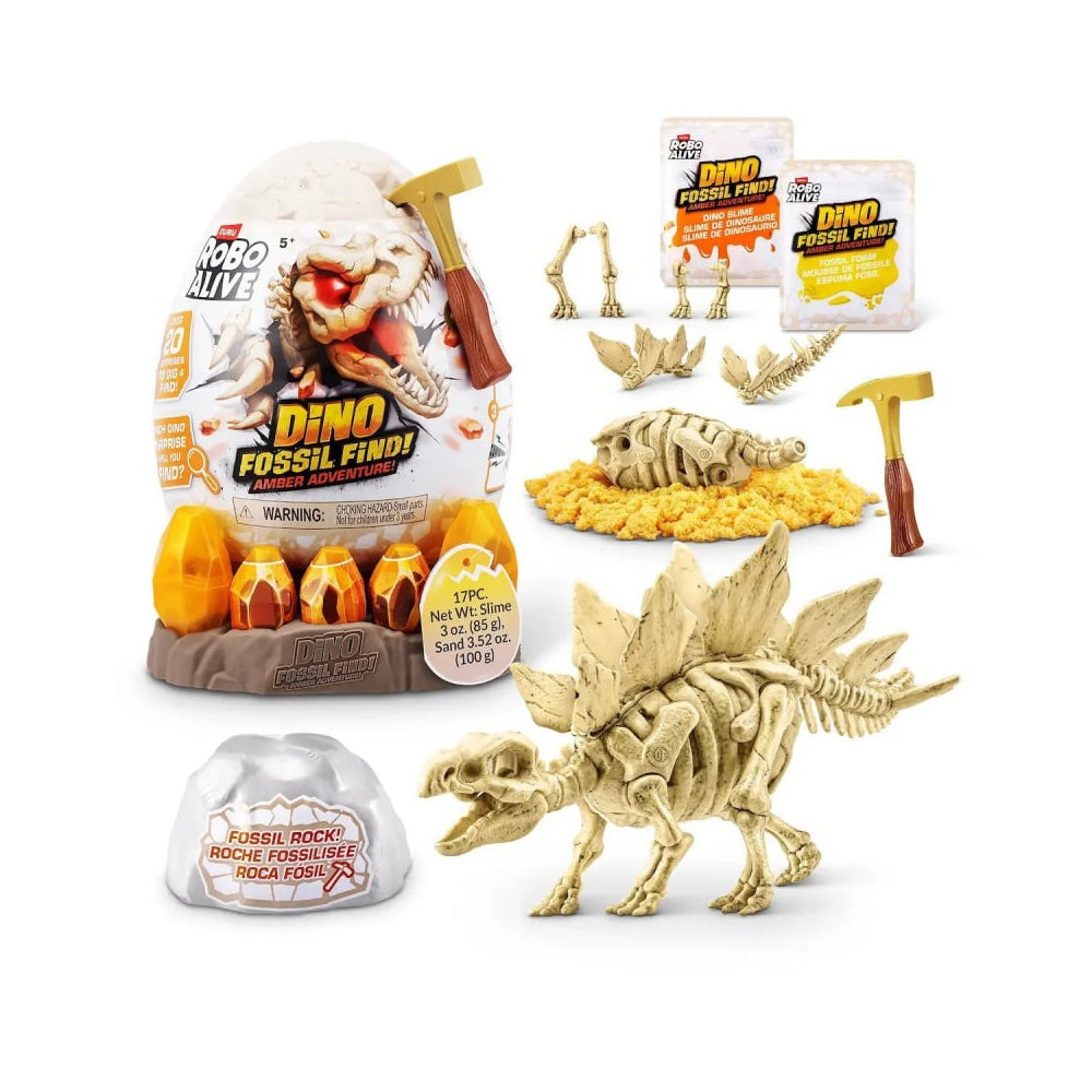Zuru Αυγό Dino Fossil Robo Alive σε 4 Σχέδια - 1 Τμχ