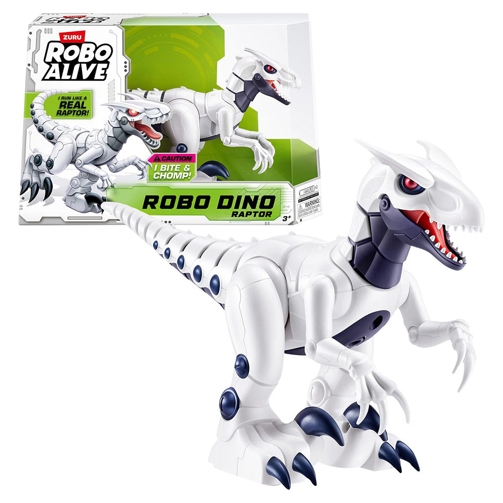 Zuru Robo Alive Dino Raptor Λευκός
