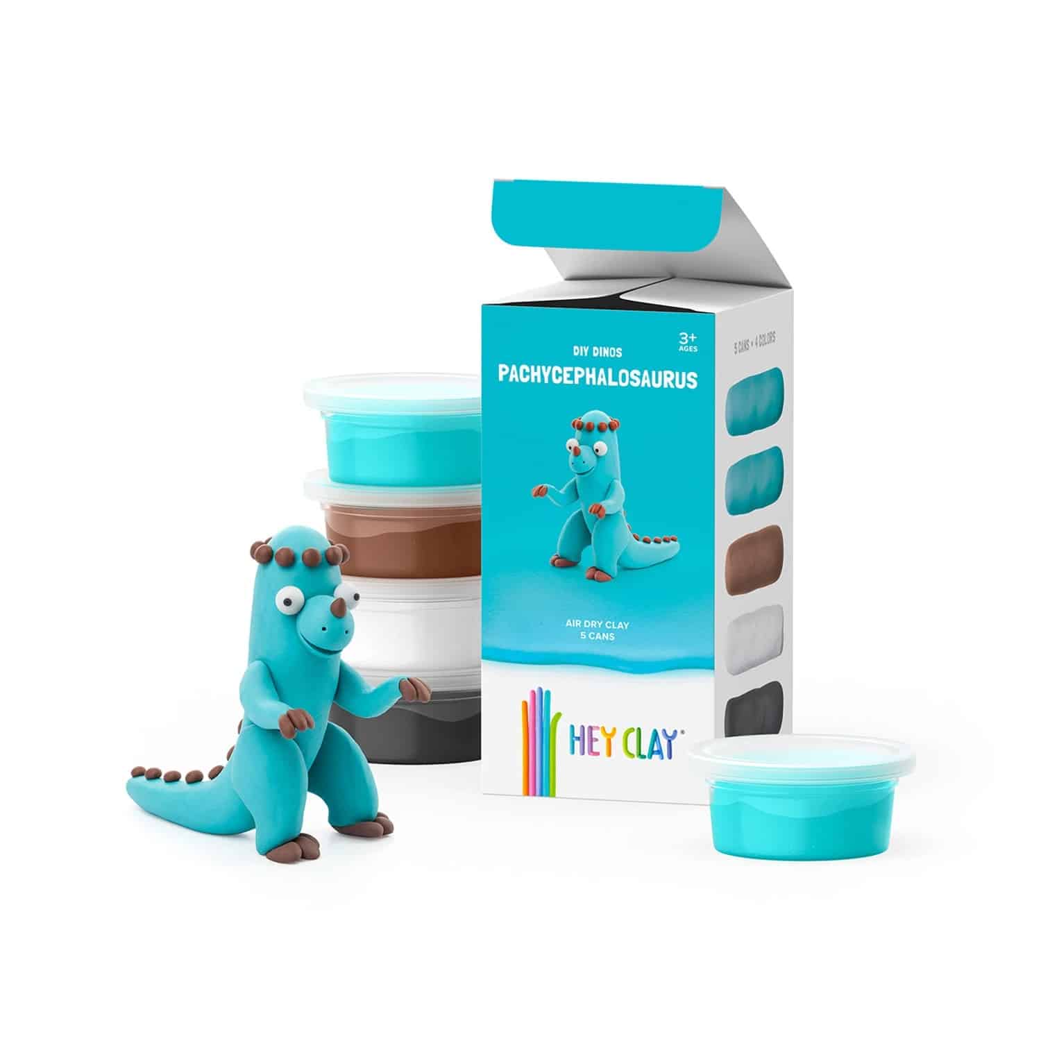 Hey Clay Claymates Pachycephalosaurus